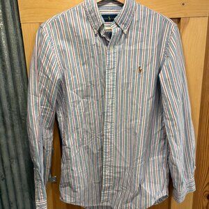 Ralph Lauren Striped Button-Down Shirt – Size Small